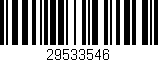 Código de barras (EAN, GTIN, SKU, ISBN): '29533546'