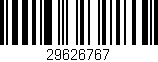Código de barras (EAN, GTIN, SKU, ISBN): '29626767'