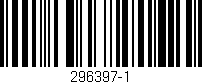 Código de barras (EAN, GTIN, SKU, ISBN): '296397-1'