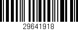Código de barras (EAN, GTIN, SKU, ISBN): '29641918'