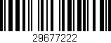 Código de barras (EAN, GTIN, SKU, ISBN): '29677222'