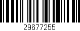 Código de barras (EAN, GTIN, SKU, ISBN): '29677255'