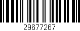 Código de barras (EAN, GTIN, SKU, ISBN): '29677267'