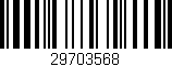 Código de barras (EAN, GTIN, SKU, ISBN): '29703568'