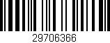 Código de barras (EAN, GTIN, SKU, ISBN): '29706366'