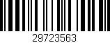 Código de barras (EAN, GTIN, SKU, ISBN): '29723563'