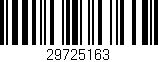 Código de barras (EAN, GTIN, SKU, ISBN): '29725163'