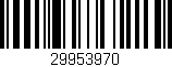 Código de barras (EAN, GTIN, SKU, ISBN): '29953970'