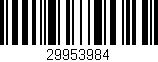 Código de barras (EAN, GTIN, SKU, ISBN): '29953984'