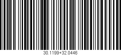 Código de barras (EAN, GTIN, SKU, ISBN): '30.1199+32.0446'