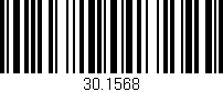 Código de barras (EAN, GTIN, SKU, ISBN): '30.1568'