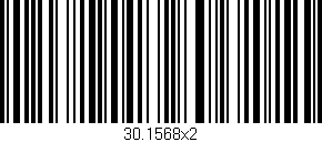 Código de barras (EAN, GTIN, SKU, ISBN): '30.1568x2'