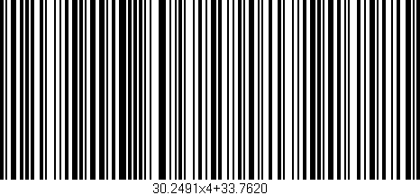 Código de barras (EAN, GTIN, SKU, ISBN): '30.2491x4+33.7620'