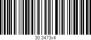 Código de barras (EAN, GTIN, SKU, ISBN): '30.3473x4'