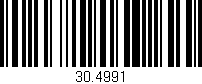 Código de barras (EAN, GTIN, SKU, ISBN): '30.4991'