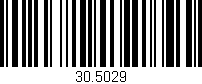 Código de barras (EAN, GTIN, SKU, ISBN): '30.5029'