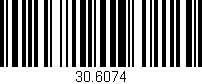 Código de barras (EAN, GTIN, SKU, ISBN): '30.6074'