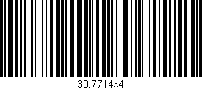 Código de barras (EAN, GTIN, SKU, ISBN): '30.7714x4'