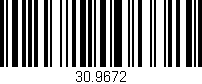 Código de barras (EAN, GTIN, SKU, ISBN): '30.9672'