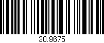 Código de barras (EAN, GTIN, SKU, ISBN): '30.9675'