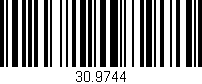 Código de barras (EAN, GTIN, SKU, ISBN): '30.9744'