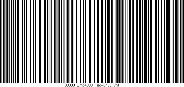 Código de barras (EAN, GTIN, SKU, ISBN): '30000_Emb4088_FiatPun55_VM'
