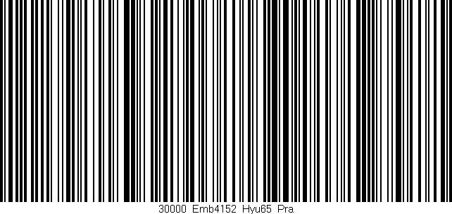 Código de barras (EAN, GTIN, SKU, ISBN): '30000_Emb4152_Hyu65_Pra'
