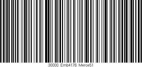 Código de barras (EAN, GTIN, SKU, ISBN): '30000_Emb4176_Merce51'