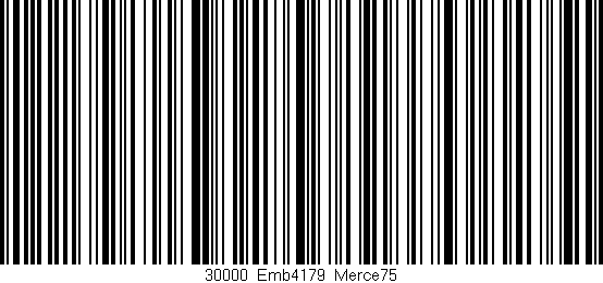 Código de barras (EAN, GTIN, SKU, ISBN): '30000_Emb4179_Merce75'