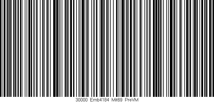 Código de barras (EAN, GTIN, SKU, ISBN): '30000_Emb4184_Mit69_PreVM'