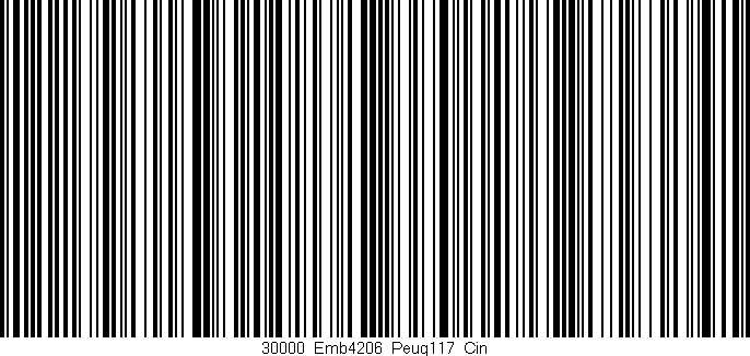Código de barras (EAN, GTIN, SKU, ISBN): '30000_Emb4206_Peug117_Cin'