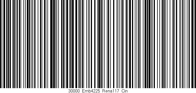 Código de barras (EAN, GTIN, SKU, ISBN): '30000_Emb4225_Rena117_Cin'