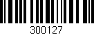 Código de barras (EAN, GTIN, SKU, ISBN): '300127'