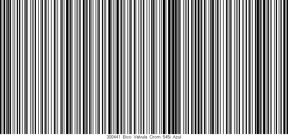 Código de barras (EAN, GTIN, SKU, ISBN): '300441_Bico_Valvula_Crom_545i_Azul'