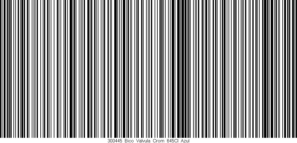 Código de barras (EAN, GTIN, SKU, ISBN): '300445_Bico_Valvula_Crom_645CI_Azul'