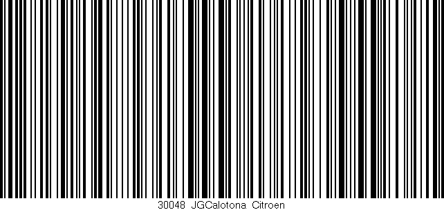 Código de barras (EAN, GTIN, SKU, ISBN): '30048_JGCalotona_Citroen'