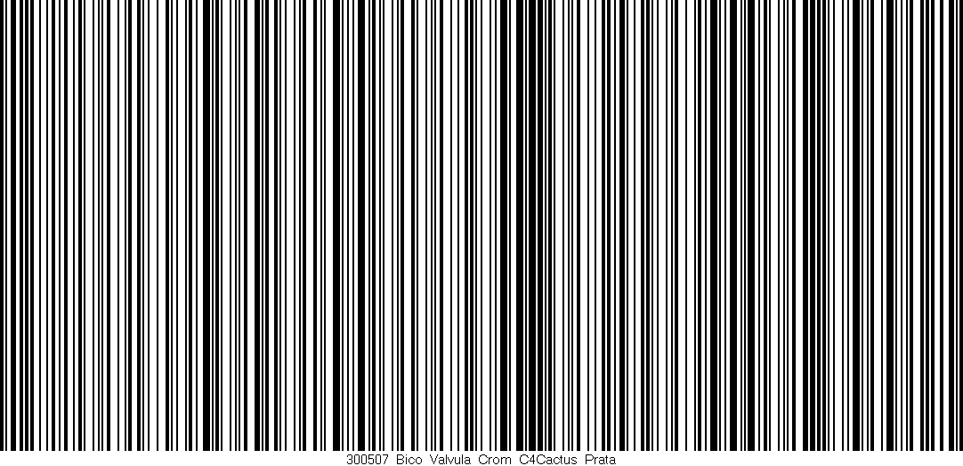 Código de barras (EAN, GTIN, SKU, ISBN): '300507_Bico_Valvula_Crom_C4Cactus_Prata'