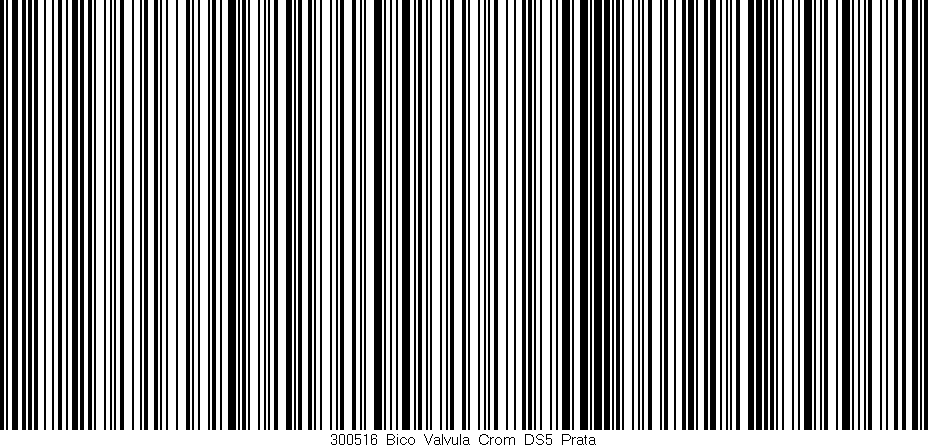 Código de barras (EAN, GTIN, SKU, ISBN): '300516_Bico_Valvula_Crom_DS5_Prata'