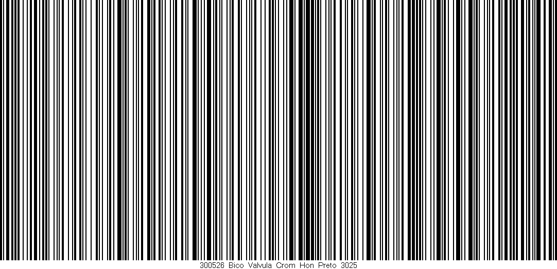 Código de barras (EAN, GTIN, SKU, ISBN): '300526_Bico_Valvula_Crom_Hon_Preto_3025'