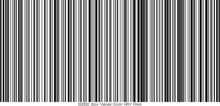 Código de barras (EAN, GTIN, SKU, ISBN): '300532_Bico_Valvula_Crom_HRV_Preto'