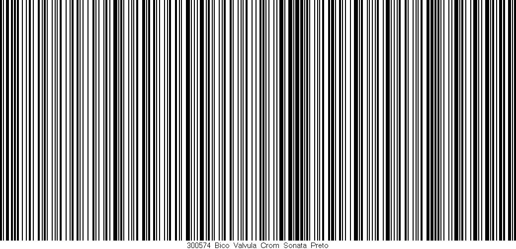 Código de barras (EAN, GTIN, SKU, ISBN): '300574_Bico_Valvula_Crom_Sonata_Preto'