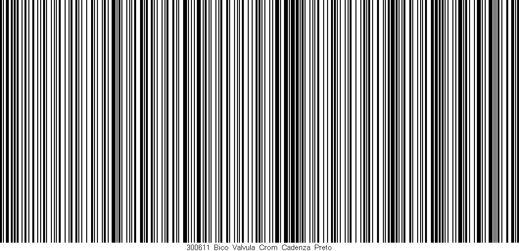 Código de barras (EAN, GTIN, SKU, ISBN): '300611_Bico_Valvula_Crom_Cadenza_Preto'