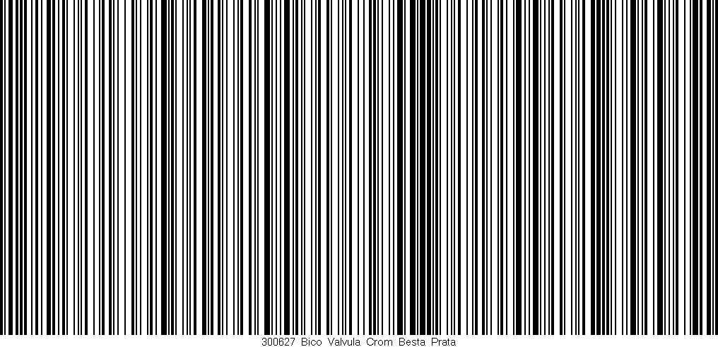 Código de barras (EAN, GTIN, SKU, ISBN): '300627_Bico_Valvula_Crom_Besta_Prata'