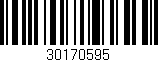 Código de barras (EAN, GTIN, SKU, ISBN): '30170595'