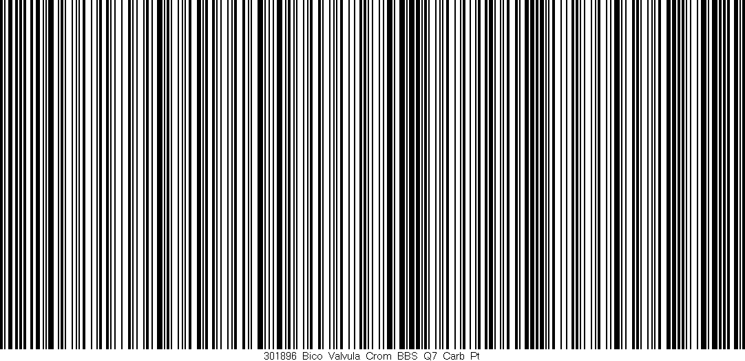 Código de barras (EAN, GTIN, SKU, ISBN): '301896_Bico_Valvula_Crom_BBS_Q7_Carb_Pt'