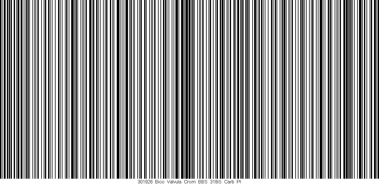 Código de barras (EAN, GTIN, SKU, ISBN): '301926_Bico_Valvula_Crom_BBS_318iS_Carb_Pt'