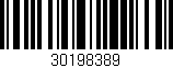 Código de barras (EAN, GTIN, SKU, ISBN): '30198389'