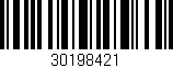 Código de barras (EAN, GTIN, SKU, ISBN): '30198421'