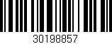 Código de barras (EAN, GTIN, SKU, ISBN): '30198857'