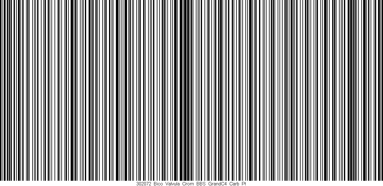 Código de barras (EAN, GTIN, SKU, ISBN): '302072_Bico_Valvula_Crom_BBS_GrandC4_Carb_Pt'